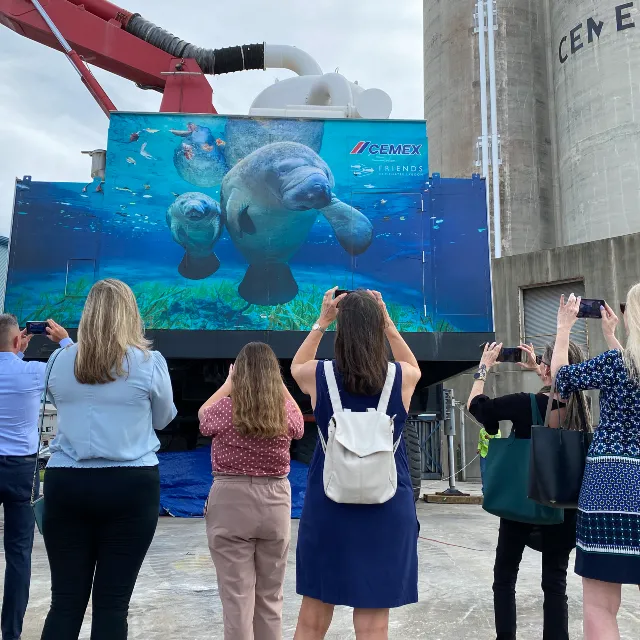 The Unveiling - Cemex and Friends of Manatee Lagoon