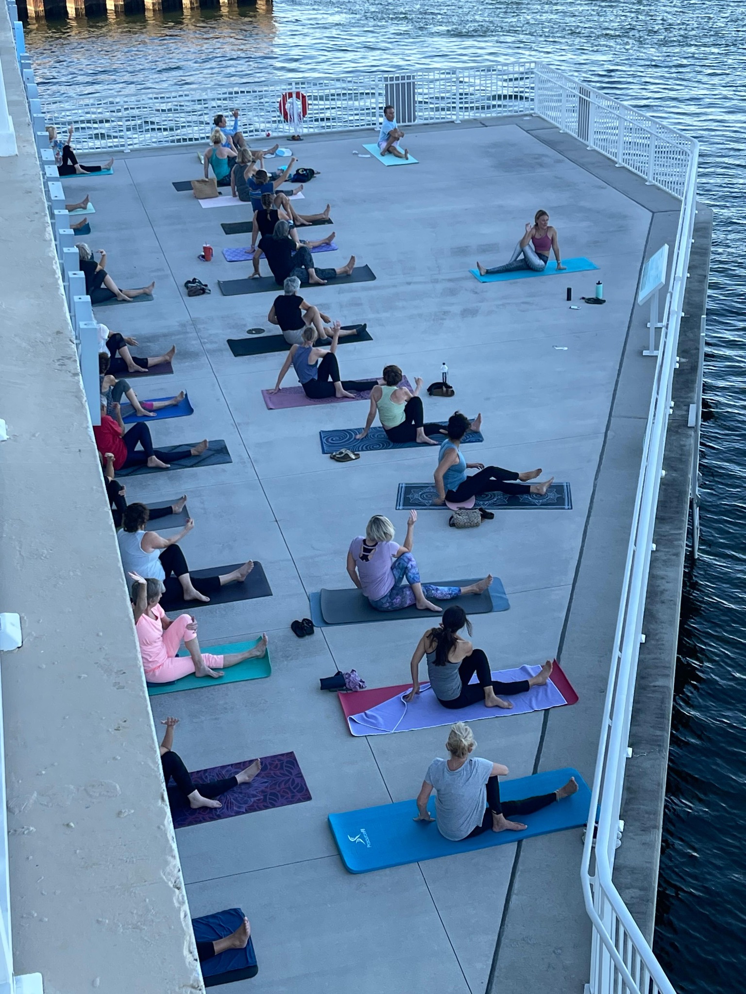 Yoga at Manatee Lagoon